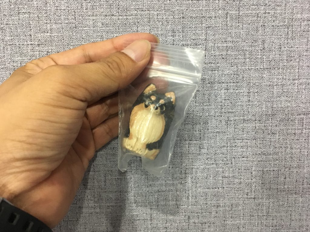 信楽焼のカプセル